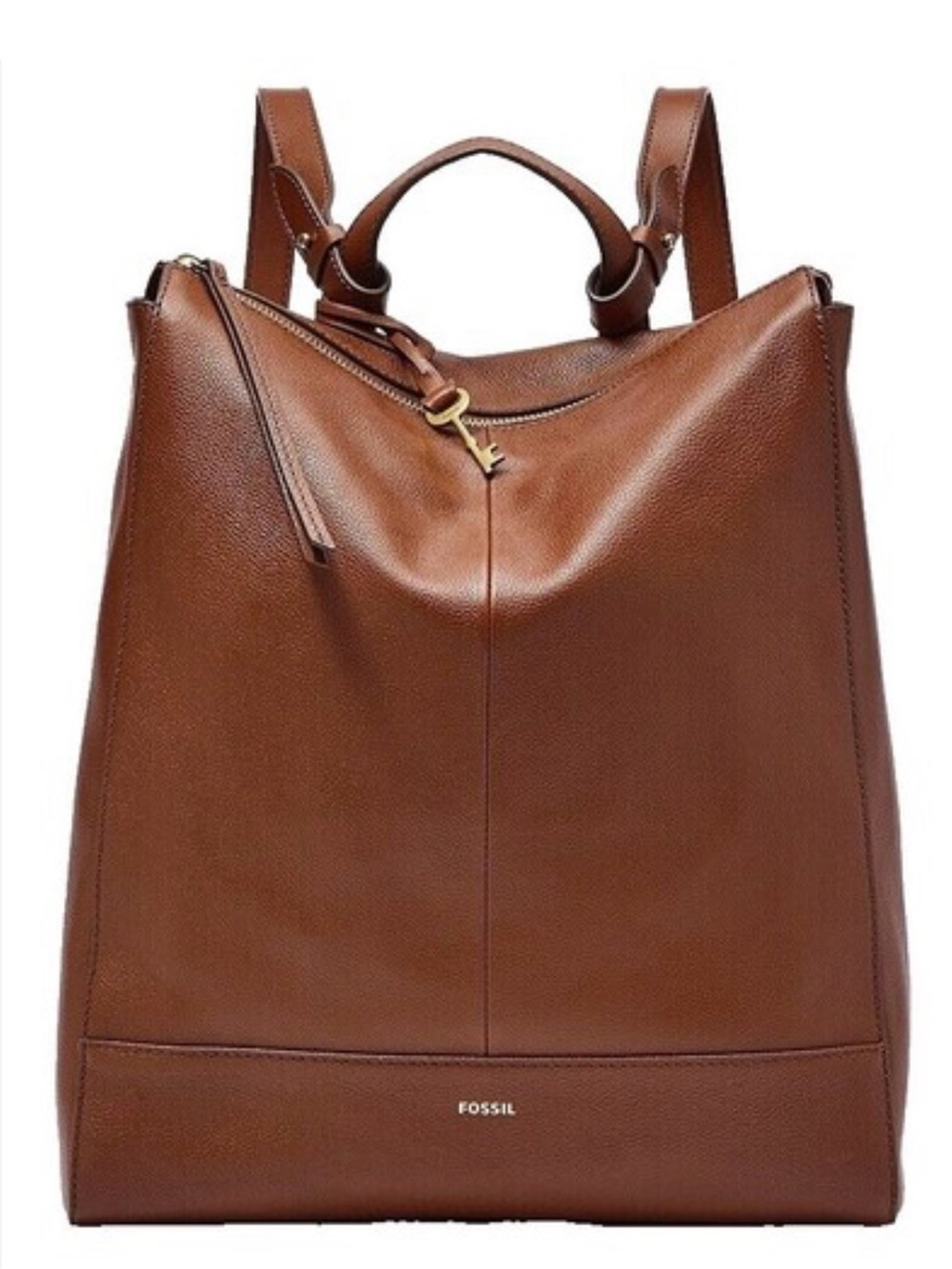 NWT Fossil “Alina” Large Leather Convertible Backpack